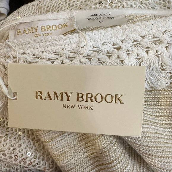 NWT Ramy Brook Gessie V-Neck Crochet Maxi Dress S - Picture 7 of 9